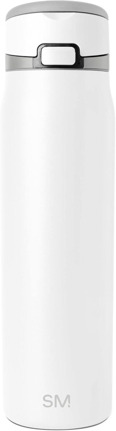 Water Bottle with Straw & Handle | 30oz | Blue | Mesa Loop Insulated Water Bottle for School, Sports, Travel | Leak Proof, Stainless Steel | Deep Dune - Colors A