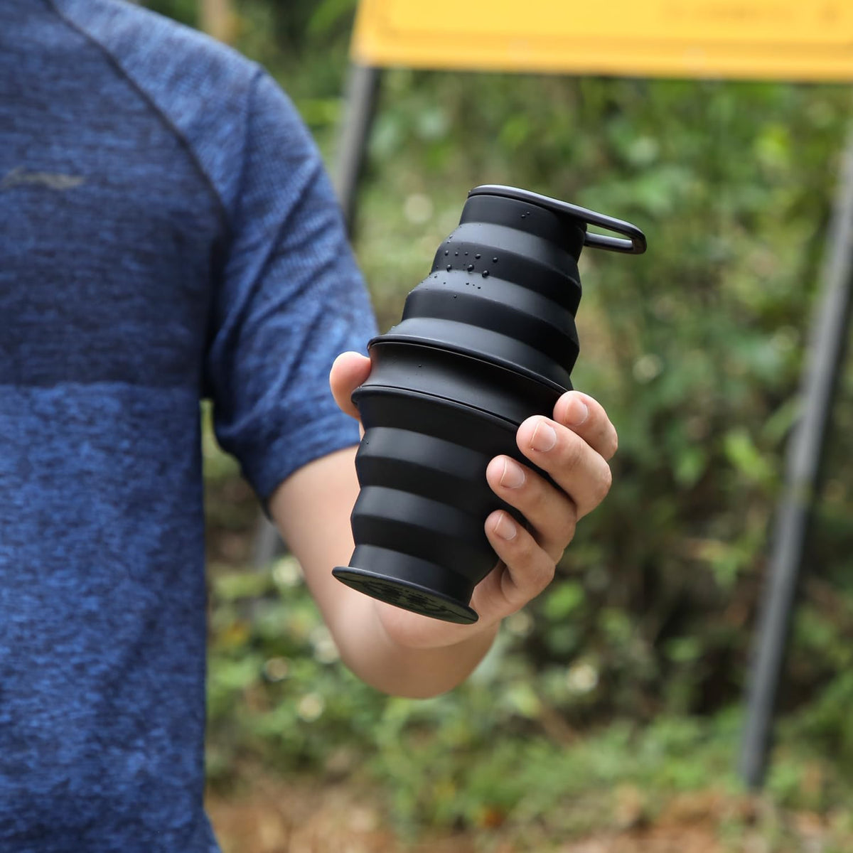Collapsible Water Bottle, BPA Free Silicone Foldable Water Bottles