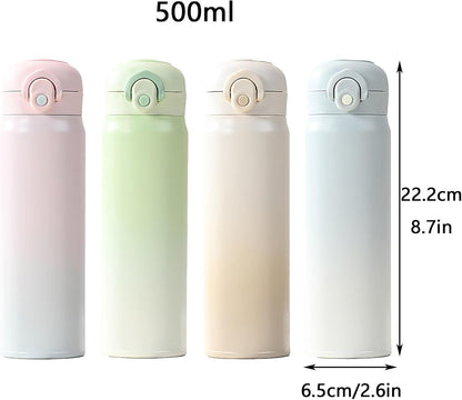 Insulated Cup, Water Tumbler, Sealed and Leak-proof, Easy to Clean, with Portable Carrying Loop, Suitable for Both Hot and Cold Drinks(Blue)