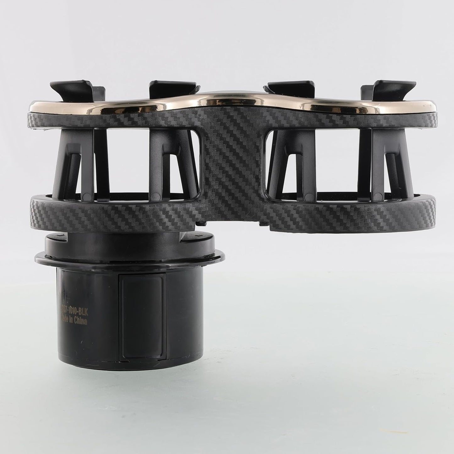 Cupholder 2 in 1 Expander, Turn 1 Cupholder to 2, Dual Drink Holder Expander with Adjustable Expandable Base to Fit Most Cars and Vehicles, Secure Hold with Drink Grips