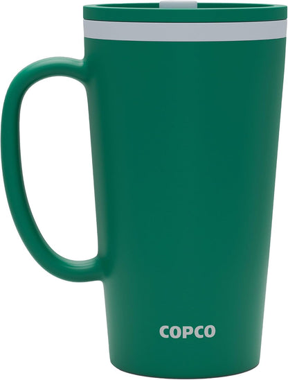 Cone Desk Mugs, 16 Oz - Orange & Mustard, Set of 2