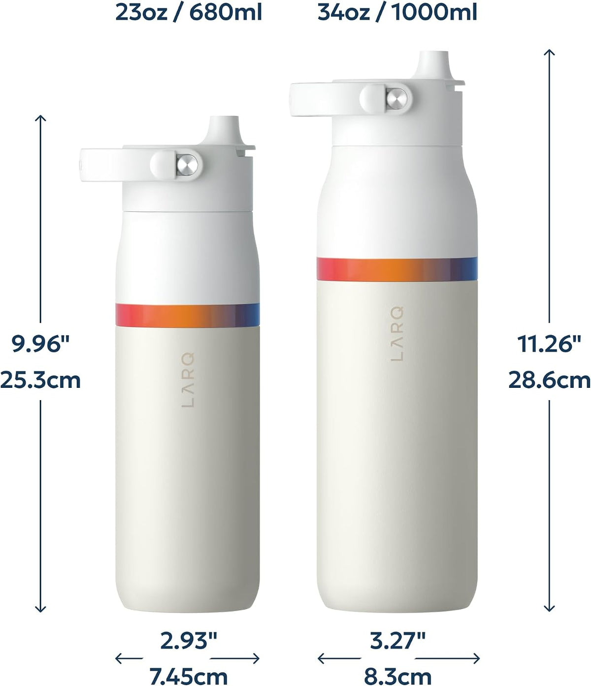 Swig Top Insulated Stainless Steel Water Bottle with Straw and Handle