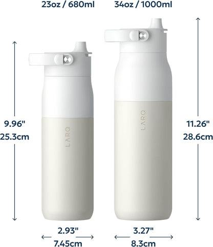Swig Top Insulated Stainless Steel Water Bottle with Straw and Handle