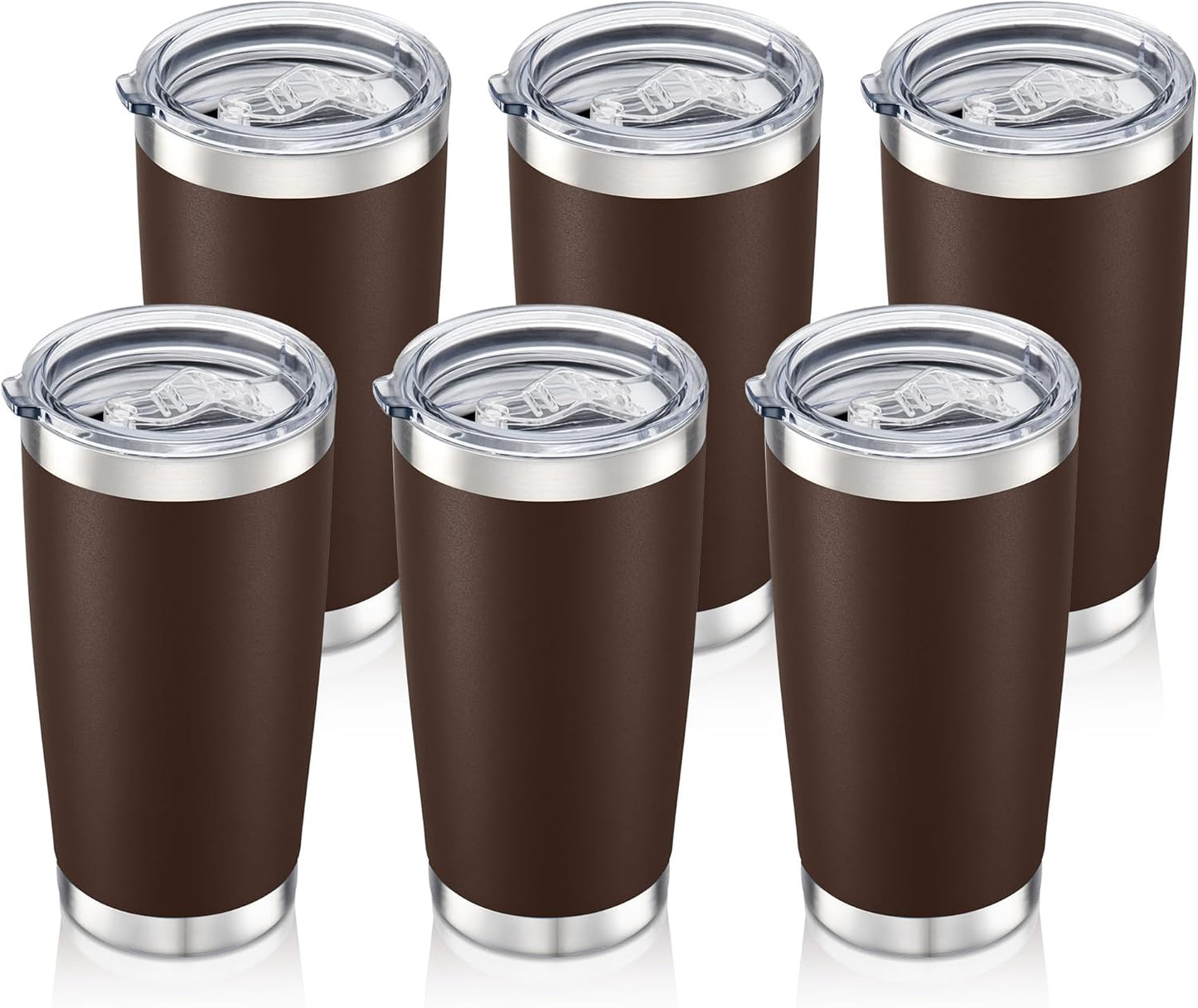 20 oz Tumbler with Lid Stainless Steel Insulated Tumblers, 1 Pack | Leak Proof Lid, Double Wall & Vacuum, Powder Coated, Fit Most Car Cup Holders, for Cold and Hot Drinks, Blue