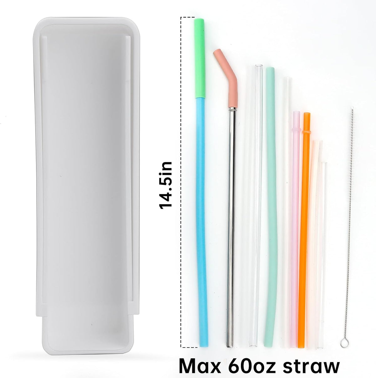Straw Organizer Drawer for Cabinet,Fits for 60oz Straw,Adjustable Length