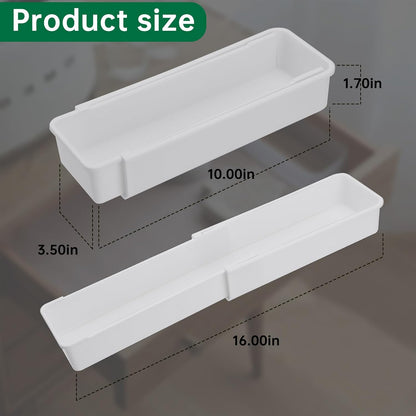 Straw Organizer Drawer for Cabinet,Fits for 60oz Straw,Adjustable Length