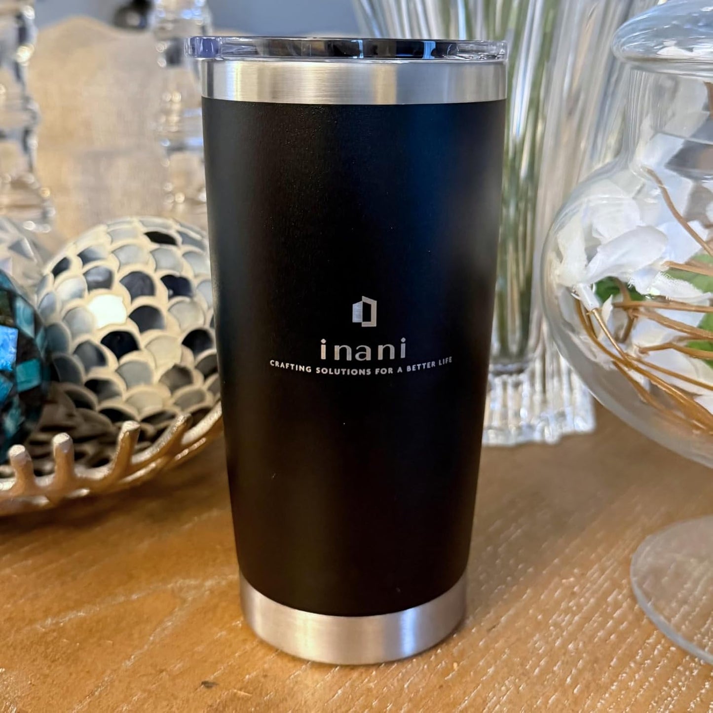 20oz Stainless Steel Tumbler, Insulated Travel Coffee Cup, Leak-Resistant, Spill-Proof Lid, Dishwasher Safe, BPA-Free, Double-Wall Insulated Premium Travel Mug For Hot Or Iced Coffee, Navy Blue