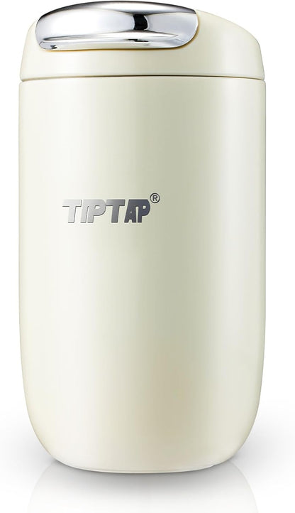 12oz/350ml Stainless Steel Vacuum Insulated Tumbler, Coffee Travel Mug Spill Proof with Lid, Thermos Cup for Keep Hot/Ice Coffee, Chocolate, Tea and More (White)