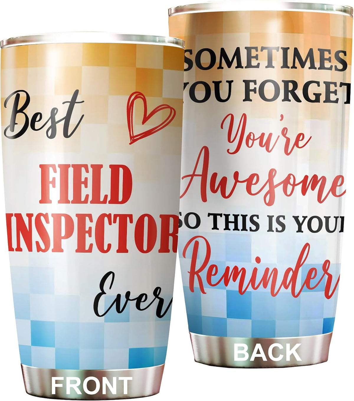 Best Caterer Ever Tumbler Stainless Steel 20oz, Office Gifts Women Men Work Friends Coworker, Driking Coffee Cup For Birthday Christmas - Colors G
