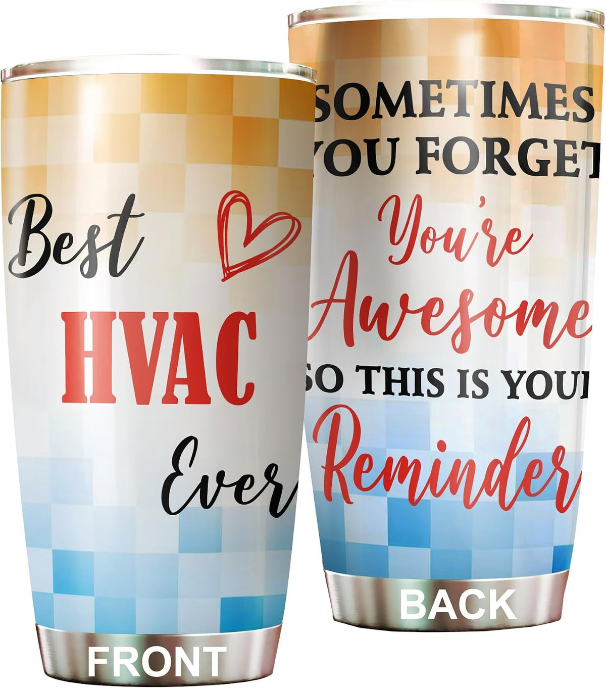 Best Caterer Ever Tumbler Stainless Steel 20oz, Office Gifts Women Men Work Friends Coworker, Driking Coffee Cup For Birthday Christmas - Colors G