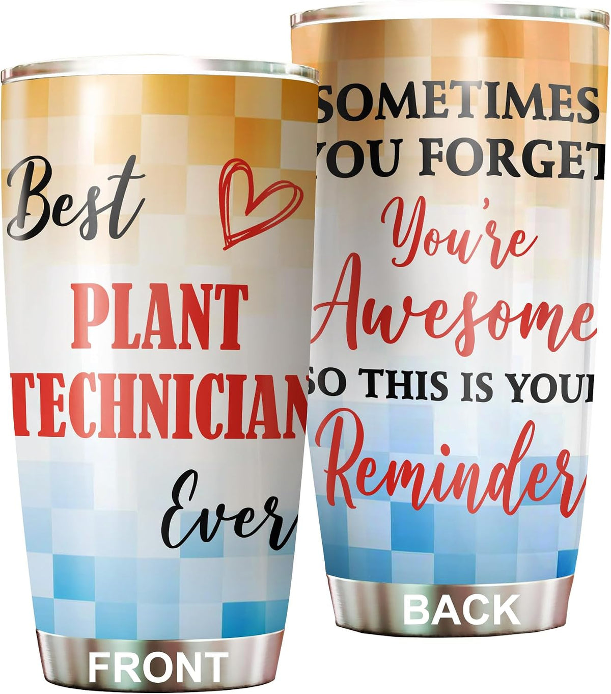 Best Caterer Ever Tumbler Stainless Steel 20oz, Office Gifts Women Men Work Friends Coworker, Driking Coffee Cup For Birthday Christmas - Colors G