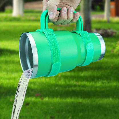 New Upgrade Anti-Slip Adjustable Tumbler Handle Fit for 20 Oz to 40 Oz All Brands Tumbler Cup of YETI, RTIC, Ozark Trail, Tervis, Corkcicle, Slm, Reduce Cold, Artic, Atlin, Bubba and SIC Etc