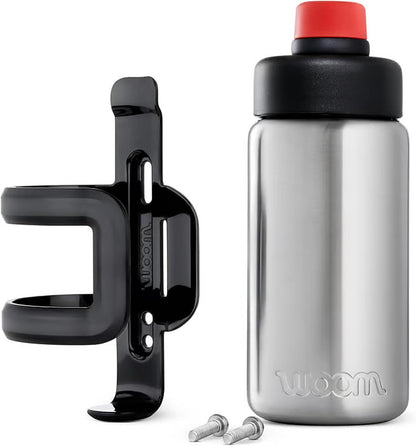 Glug Kids Bike Water Bottle, Stainless Steel, Side-Load