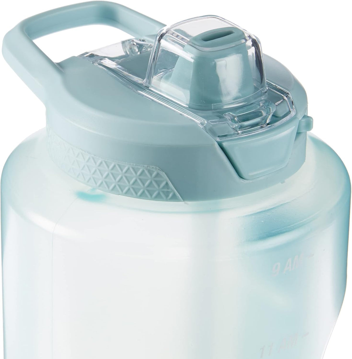Goals 64oz BPA-Free Plastic Water Bottle with Time Markers, Violet