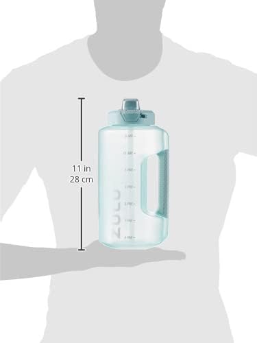 Goals 64oz BPA-Free Plastic Water Bottle with Time Markers, Violet