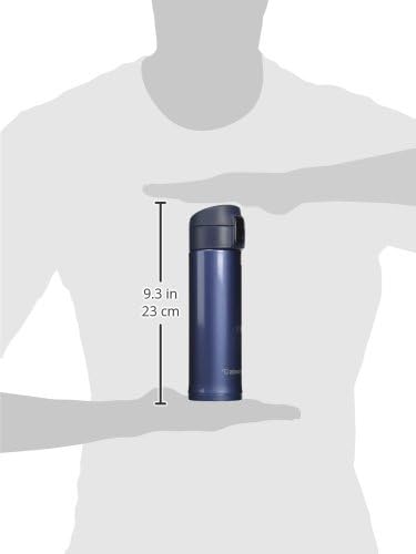 Stainless Steel Mug, 16oz, Smoky Blue