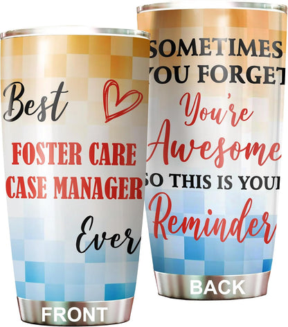 Best Lacrosse Coach Ever Tumbler Stainless Steel 20oz, Office Gifts Women Men Work Friends Coworker, Driking Coffee Cup For Birthday Christmas - Colors A