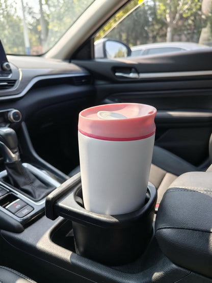 Insulated Travel Coffee Tumbler, Stainless Steel, Leak Proof, BPA Free, 12 oz (black)