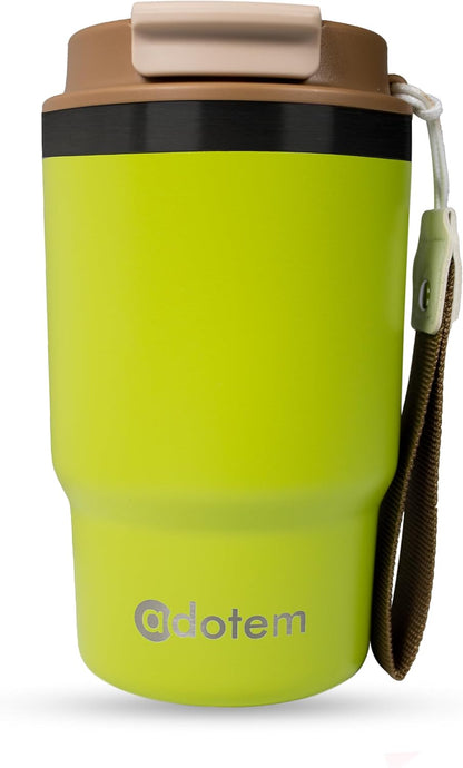 16oz Travel Tumbler - Double Wall Vacuum Insulated Tumbler with Lid & Straw - Leakproof Stainless Steel Tumbler Cup for Water, Iced Tea or Coffee, Smoothie, Cold & Hot Drinks, Sports, Work, Car & Gym