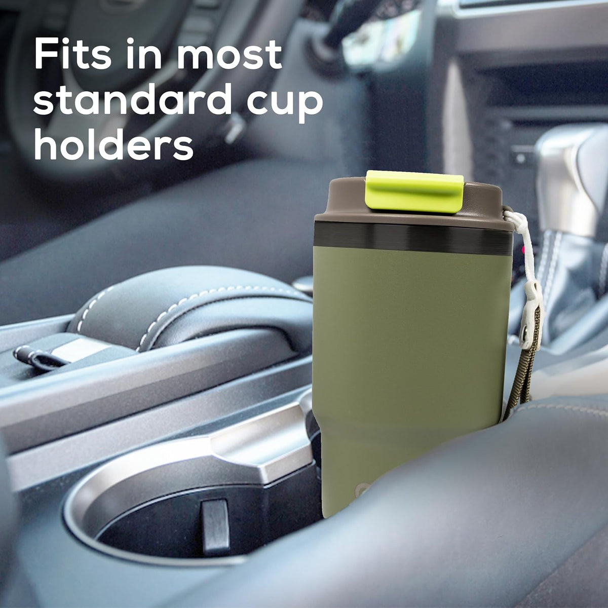 16oz Travel Tumbler - Double Wall Vacuum Insulated Tumbler with Lid & Straw - Leakproof Stainless Steel Tumbler Cup for Water, Iced Tea or Coffee, Smoothie, Cold & Hot Drinks, Sports, Work, Car & Gym