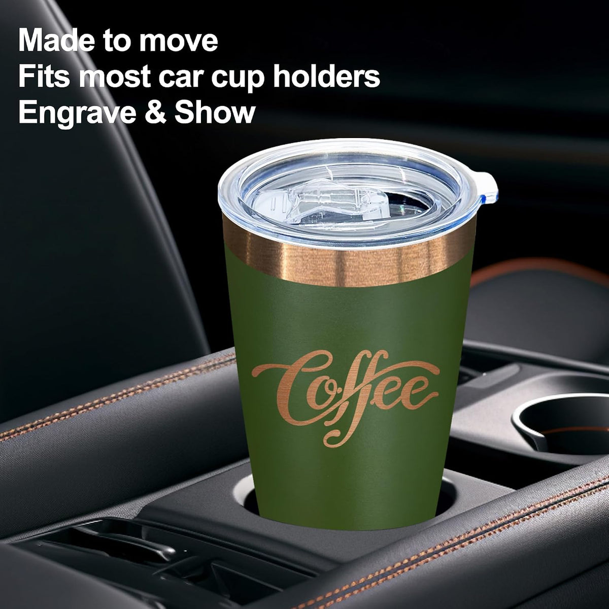 10 oz Coffee Tumbler Travel Coffee Mug,Black,1 Pack | Double Wall Vacuum Insulated,Stainless Steel Tumbler with Lid,Powder Coated Cup,Laser Engrave,for Hot and Cold Drinks,Outdoor
