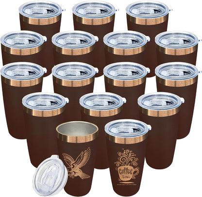 10 oz Coffee Tumbler Travel Coffee Mug,Black,1 Pack | Double Wall Vacuum Insulated,Stainless Steel Tumbler with Lid,Powder Coated Cup,Laser Engrave,for Hot and Cold Drinks,Outdoor