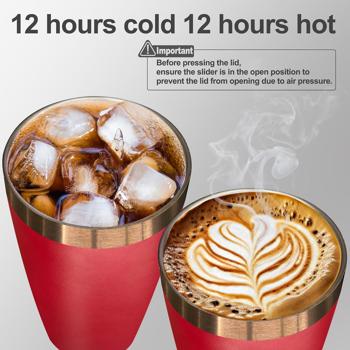 10 oz Coffee Tumbler Travel Coffee Mug,Black,1 Pack | Double Wall Vacuum Insulated,Stainless Steel Tumbler with Lid,Powder Coated Cup,Laser Engrave,for Hot and Cold Drinks,Outdoor
