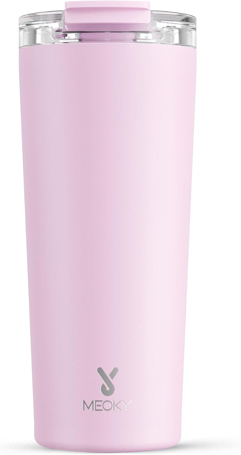24 oz Insulated Travel Coffee Mug: Leak Proof Lid, Night | Stainless Steel Coffee Tumbler, Keeps Hot for 8 Hours or Cold for 24 Hours, Fits in Car Cup Holder, BPA Free