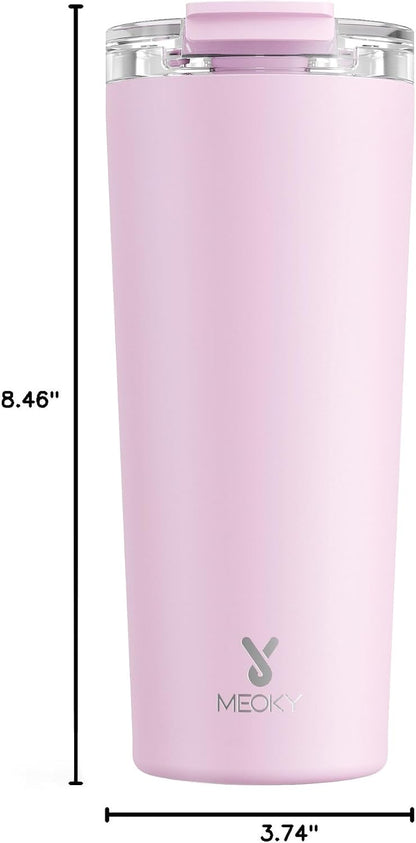 24 oz Insulated Travel Coffee Mug: Leak Proof Lid, Night | Stainless Steel Coffee Tumbler, Keeps Hot for 8 Hours or Cold for 24 Hours, Fits in Car Cup Holder, BPA Free