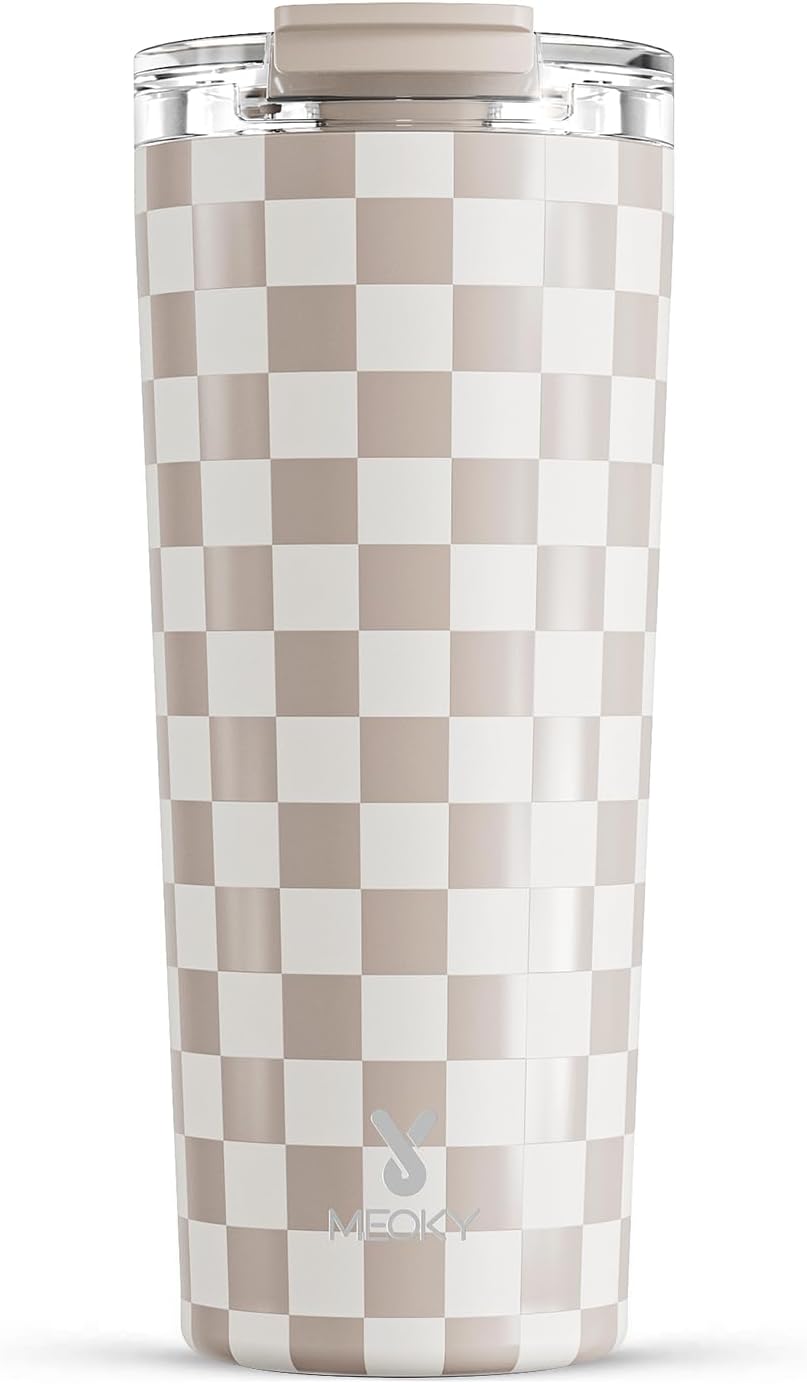 24 oz Insulated Travel Coffee Mug: Leak Proof Lid, Night | Stainless Steel Coffee Tumbler, Keeps Hot for 8 Hours or Cold for 24 Hours, Fits in Car Cup Holder, BPA Free
