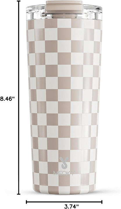 24 oz Insulated Travel Coffee Mug: Leak Proof Lid, Night | Stainless Steel Coffee Tumbler, Keeps Hot for 8 Hours or Cold for 24 Hours, Fits in Car Cup Holder, BPA Free