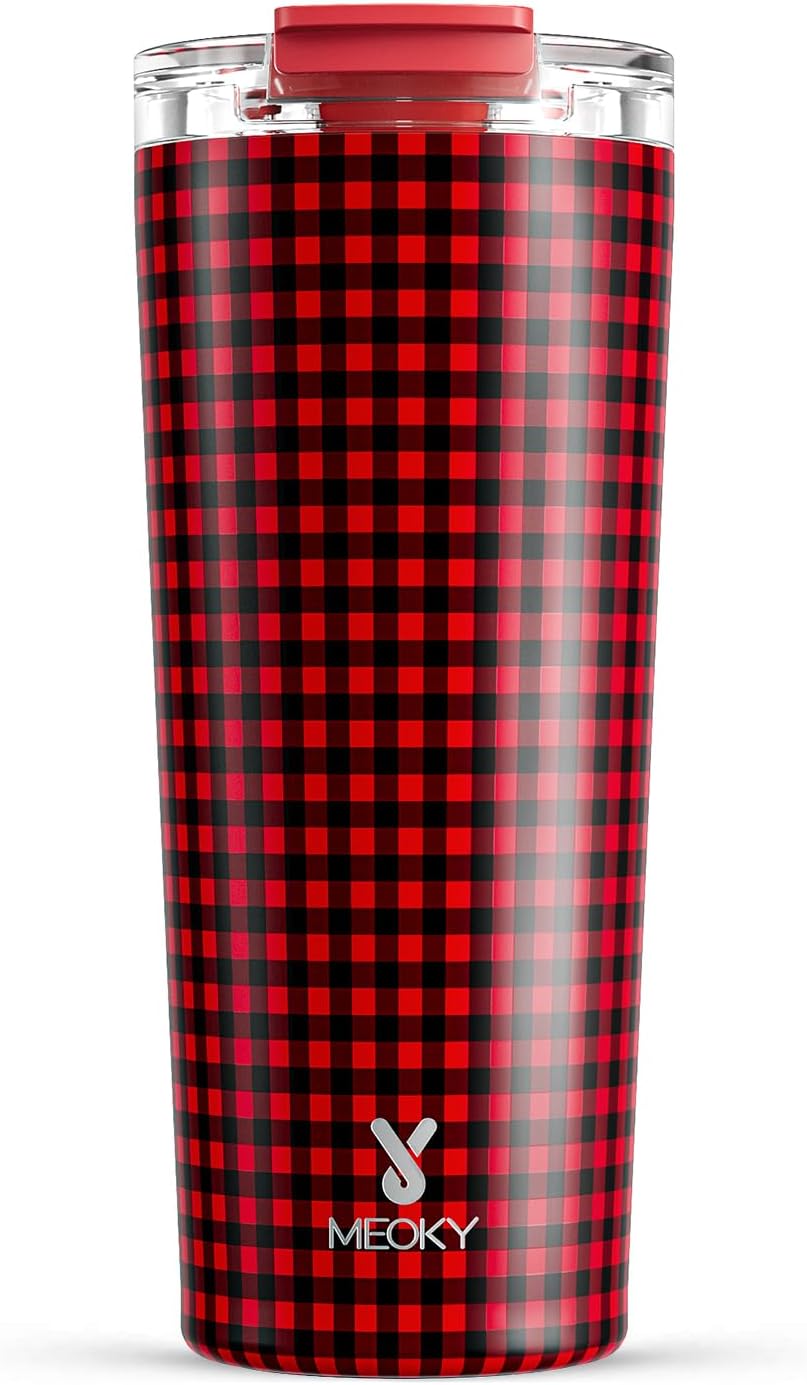 24 oz Insulated Travel Coffee Mug: Leak Proof Lid, Night | Stainless Steel Coffee Tumbler, Keeps Hot for 8 Hours or Cold for 24 Hours, Fits in Car Cup Holder, BPA Free