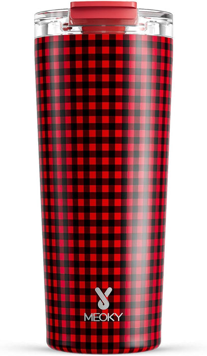 24 oz Insulated Travel Coffee Mug: Leak Proof Lid, Night | Stainless Steel Coffee Tumbler, Keeps Hot for 8 Hours or Cold for 24 Hours, Fits in Car Cup Holder, BPA Free