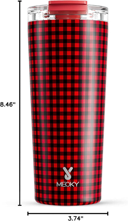 24 oz Insulated Travel Coffee Mug: Leak Proof Lid, Night | Stainless Steel Coffee Tumbler, Keeps Hot for 8 Hours or Cold for 24 Hours, Fits in Car Cup Holder, BPA Free