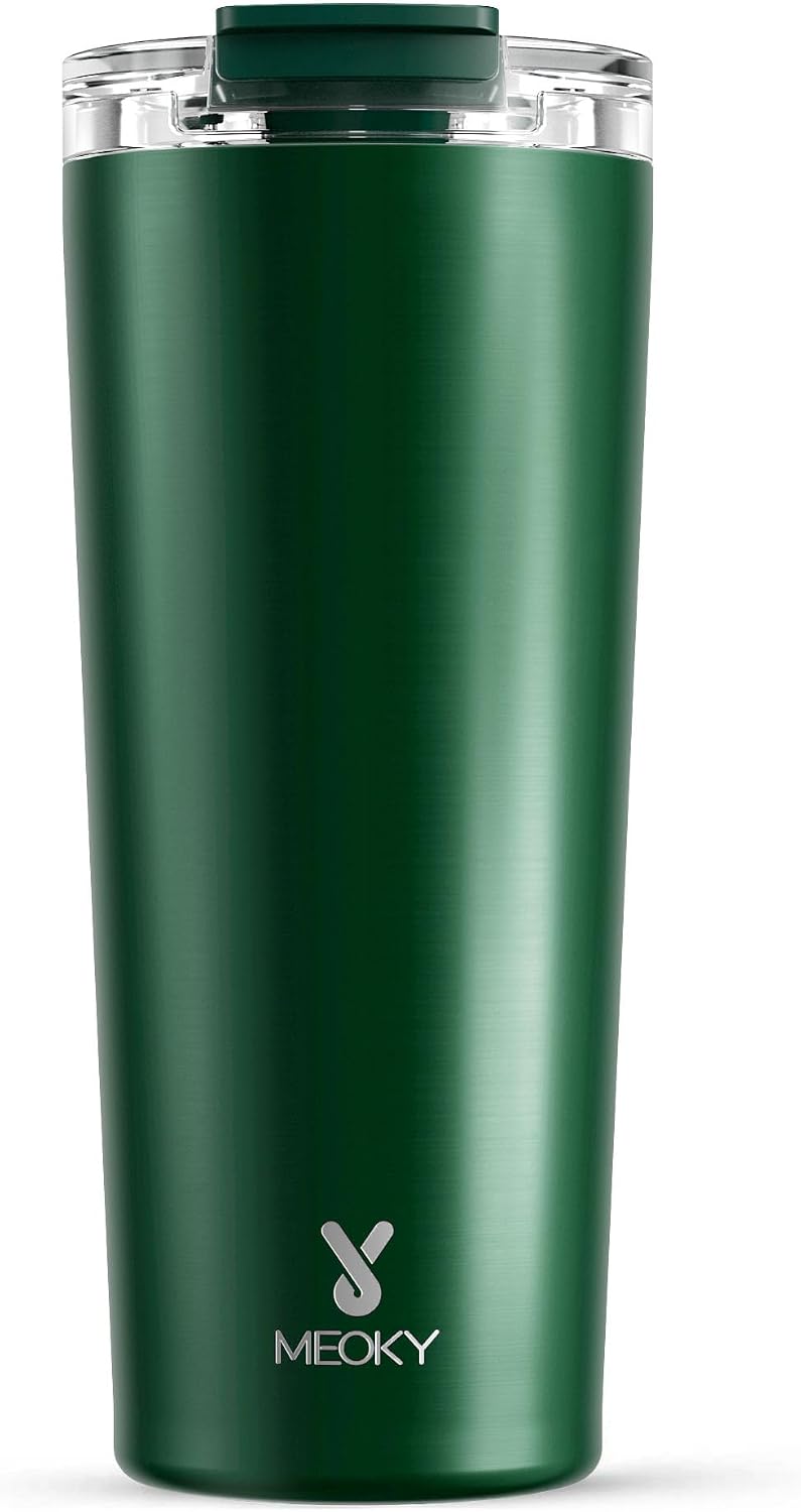 24 oz Insulated Travel Coffee Mug: Leak Proof Lid, Night | Stainless Steel Coffee Tumbler, Keeps Hot for 8 Hours or Cold for 24 Hours, Fits in Car Cup Holder, BPA Free