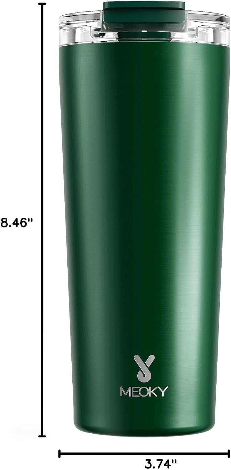 24 oz Insulated Travel Coffee Mug: Leak Proof Lid, Night | Stainless Steel Coffee Tumbler, Keeps Hot for 8 Hours or Cold for 24 Hours, Fits in Car Cup Holder, BPA Free