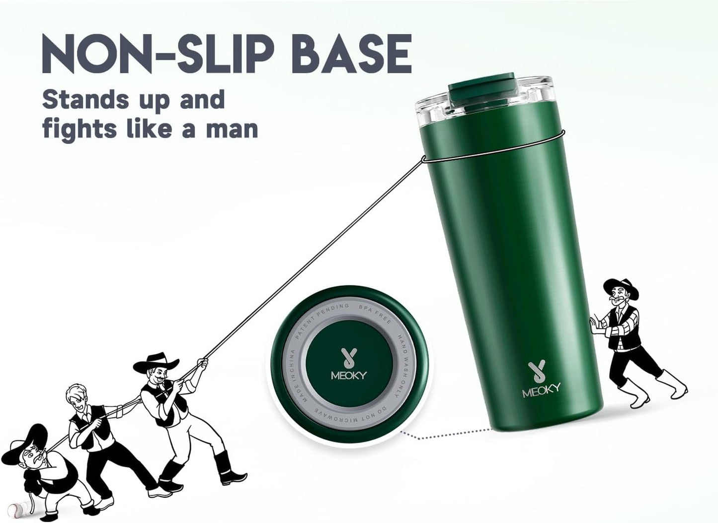 24 oz Insulated Travel Coffee Mug: Leak Proof Lid, Night | Stainless Steel Coffee Tumbler, Keeps Hot for 8 Hours or Cold for 24 Hours, Fits in Car Cup Holder, BPA Free