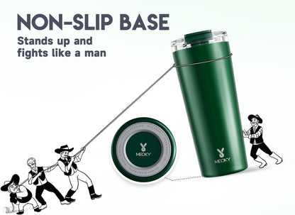 24 oz Insulated Travel Coffee Mug: Leak Proof Lid, Night | Stainless Steel Coffee Tumbler, Keeps Hot for 8 Hours or Cold for 24 Hours, Fits in Car Cup Holder, BPA Free