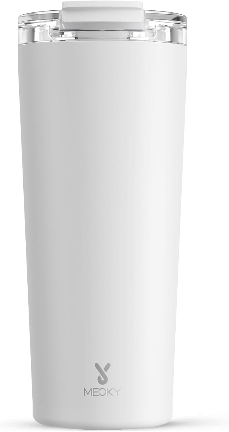 24 oz Insulated Travel Coffee Mug: Leak Proof Lid, Night | Stainless Steel Coffee Tumbler, Keeps Hot for 8 Hours or Cold for 24 Hours, Fits in Car Cup Holder, BPA Free