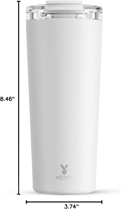 24 oz Insulated Travel Coffee Mug: Leak Proof Lid, Night | Stainless Steel Coffee Tumbler, Keeps Hot for 8 Hours or Cold for 24 Hours, Fits in Car Cup Holder, BPA Free