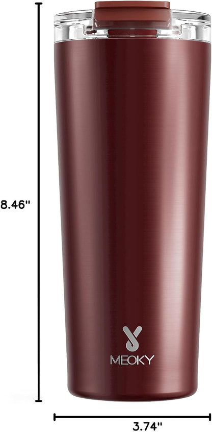 24 oz Insulated Travel Coffee Mug: Leak Proof Lid, Night | Stainless Steel Coffee Tumbler, Keeps Hot for 8 Hours or Cold for 24 Hours, Fits in Car Cup Holder, BPA Free