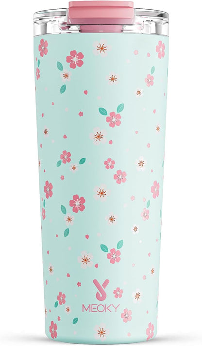 24 oz Insulated Travel Coffee Mug: Leak Proof Lid, Night | Stainless Steel Coffee Tumbler, Keeps Hot for 8 Hours or Cold for 24 Hours, Fits in Car Cup Holder, BPA Free