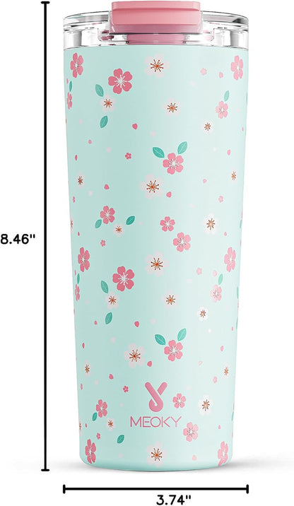 24 oz Insulated Travel Coffee Mug: Leak Proof Lid, Night | Stainless Steel Coffee Tumbler, Keeps Hot for 8 Hours or Cold for 24 Hours, Fits in Car Cup Holder, BPA Free