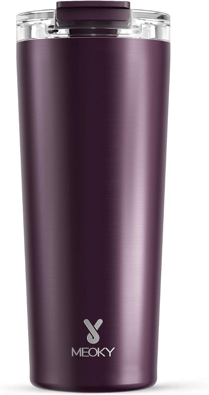 24 oz Insulated Travel Coffee Mug: Leak Proof Lid, Night | Stainless Steel Coffee Tumbler, Keeps Hot for 8 Hours or Cold for 24 Hours, Fits in Car Cup Holder, BPA Free