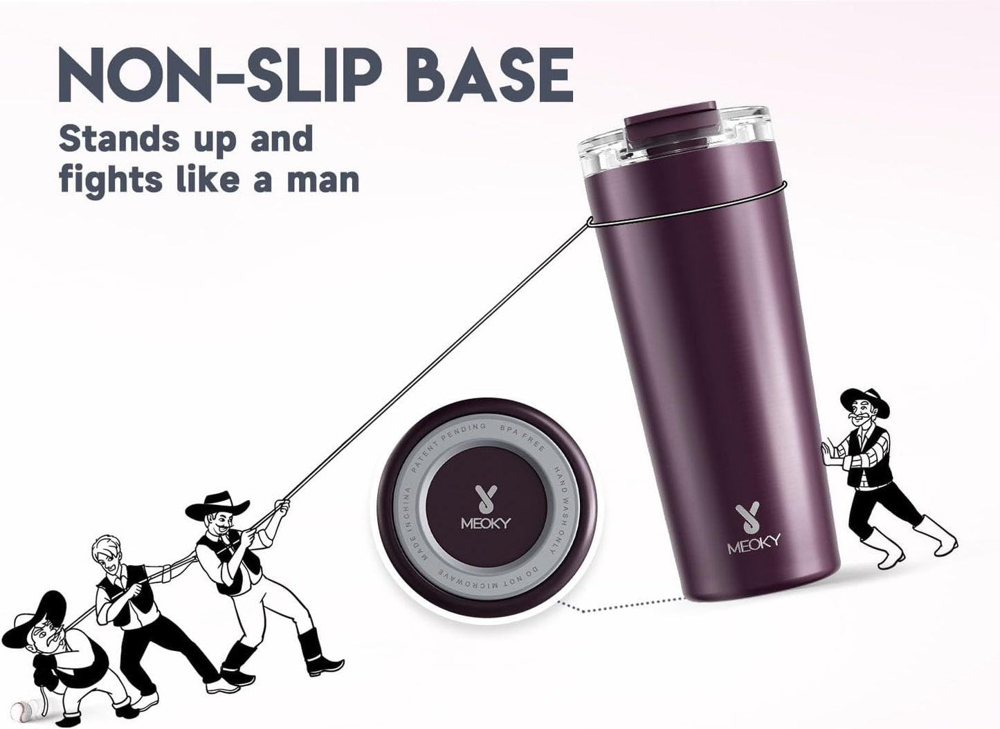 24 oz Insulated Travel Coffee Mug: Leak Proof Lid, Night | Stainless Steel Coffee Tumbler, Keeps Hot for 8 Hours or Cold for 24 Hours, Fits in Car Cup Holder, BPA Free