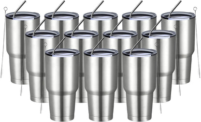 30oz Tumbler Double Wall Vacuum Insulated Travel Mug, Stainless Steel Tumbler with Lid, Durable Powder Coated Insulated Coffee Cup for Cold & Hot Drinks (Purple,1 PACK)