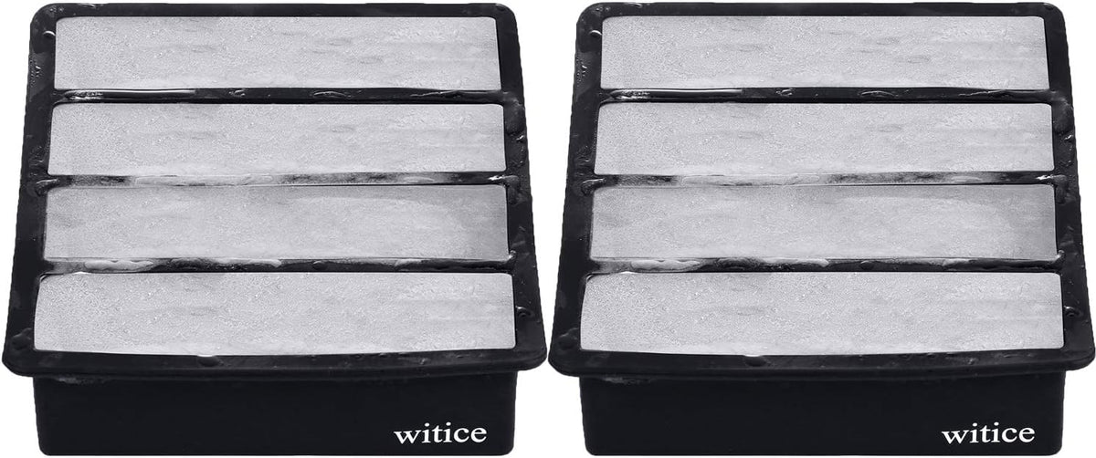 Silicone Ice Cube Trays Large for Whisky(2-Pack) - Butter Mold,With Easy Release Ice Cubes for Whiskey and For Cocktail,Food Grade