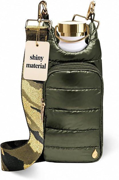 Original HydroBag Crossbody Water Bottle Holder with Phone Pocket, Fits Water Bottles up to 32 oz - Colors B