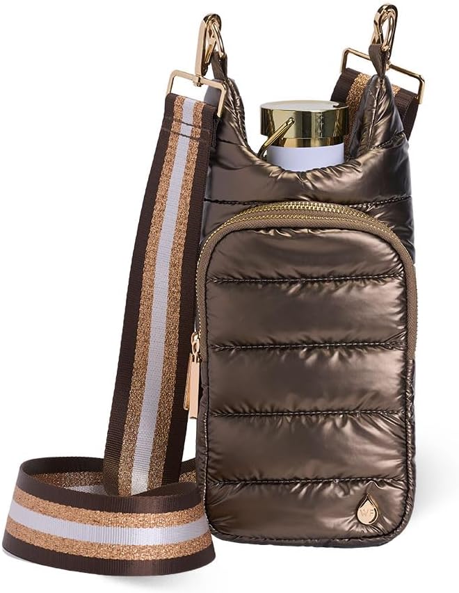Original HydroBag Crossbody Water Bottle Holder with Phone Pocket, Fits Water Bottles up to 32 oz - Colors B