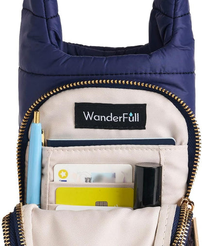 Original HydroBag Crossbody Water Bottle Holder with Phone Pocket, Fits Water Bottles up to 32 oz - Colors B